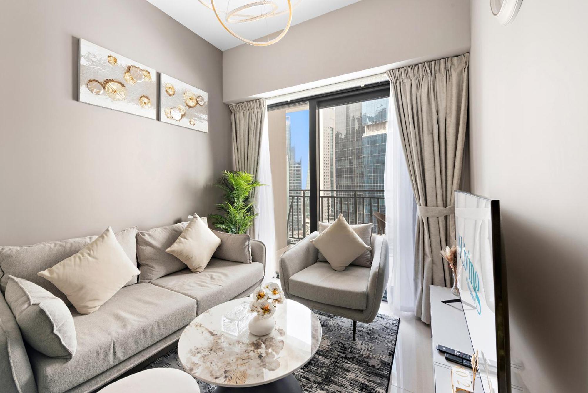Aliving Stylish 1br Zada Tower Business Bay-1617 Dubai